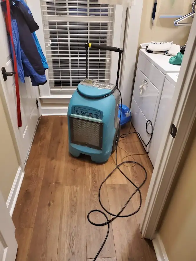 Commercial dehumidifier deployed for Flood Damage Cleanup in Westlake Village