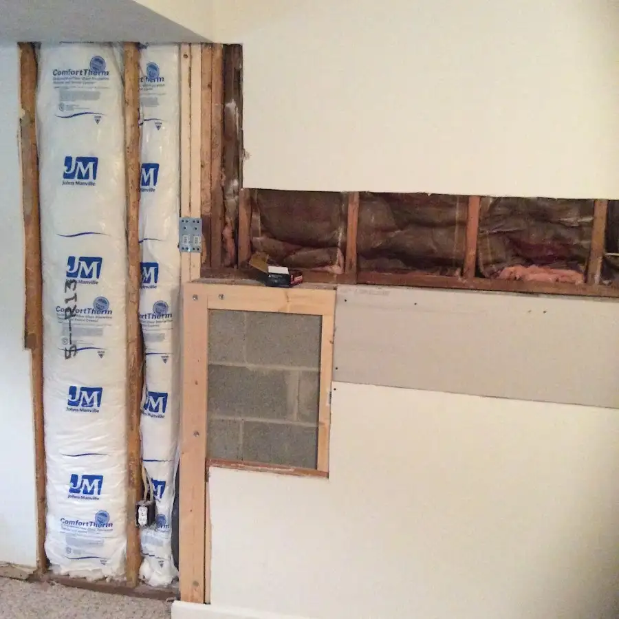 Wall insulation replacement during Structural Drying in Westlake Village